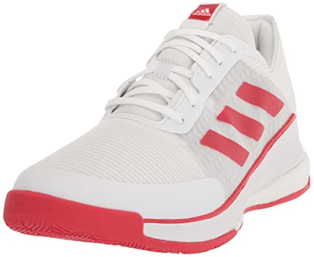 adidas Crazyflight Chaussures de volleyball pour femme, Blanc/rouge vif/rouge vif, 7.5 rnxVa1kV