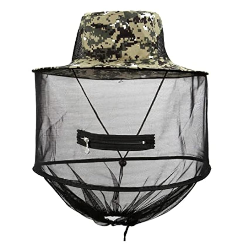 eurNhrN Chapeau décontracté Mosquito Head Net Hat Couve