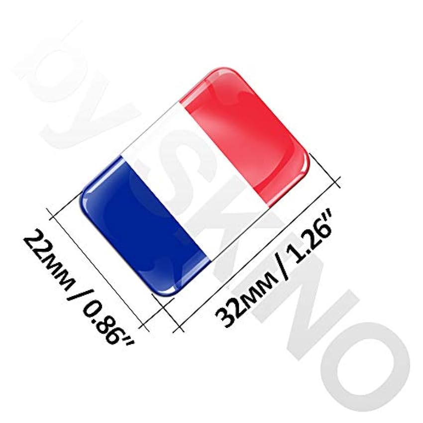 Biomar Labs® 2 x 3D Flexibles Autocollant Stickers National Drapeaux France Le Français France F 33 UXgh16N4