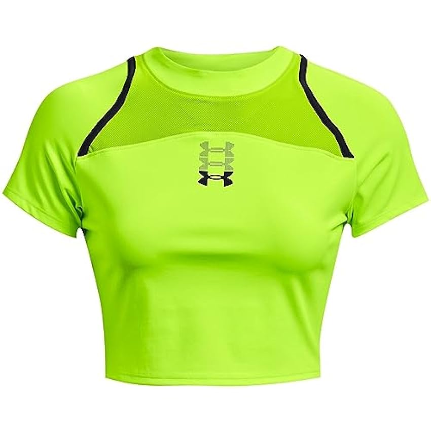 Under Armour Women Run Anywhere Crop Shortsleeve Vêtements De Course Running Shirts Green - Green xgZ79Nnn