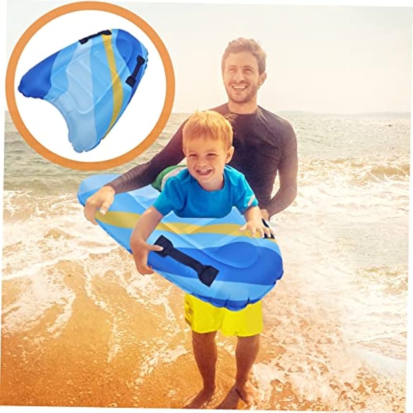 Sosoport 3 Pièces Planche de Surf Gonflable Apprendre à Nager Piscine pour Adultes Jouet Planche de Surf de Natation Planche de Surf Flottante pour Enfants Portable bouée PVC OrNOCQri