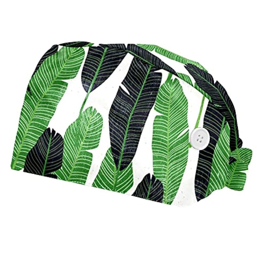 Lot de 2 bonnets d´allaitement réglables pour femme avec boutons et bandeau absorbant Vert tropical DE1uQ7Fi